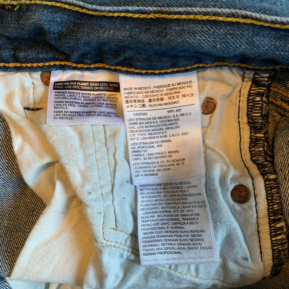 Levi's Stonewash Button Fly 501 Jeans 30/28 - Picture 8 of 8